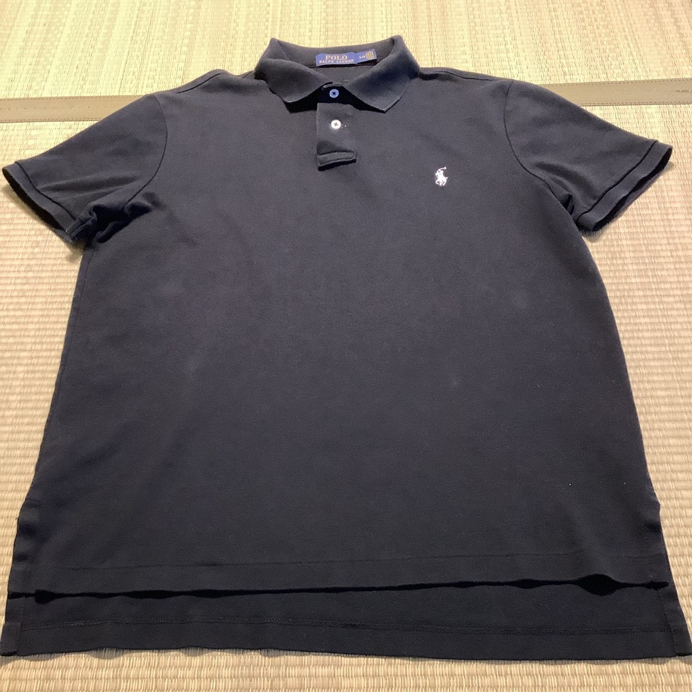 Ralph Lauren Men’s Black Polo with White Pony Logo